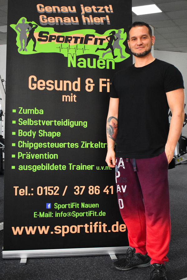 SportiFit Fitnessstudio in Nauen - Jan Ruschitzka - Fitnesstrainer