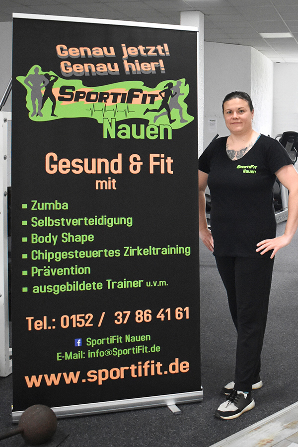 SportiFit Fitnessstudio in Nauen - Aileen Engel - Fitnesstrainerin