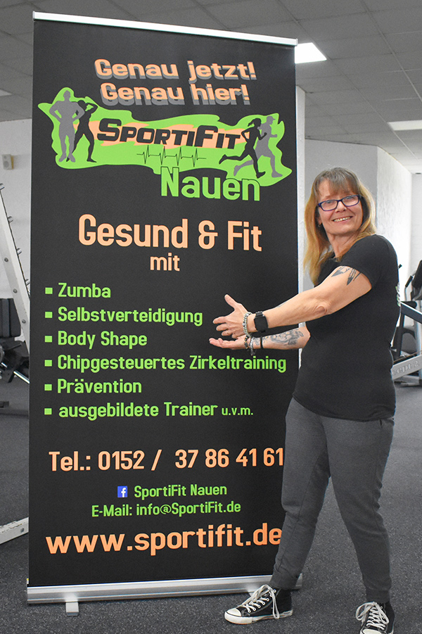 SportiFit Fitnessstudio in Nauen - Simone Schulze - Fitnesstrainerin