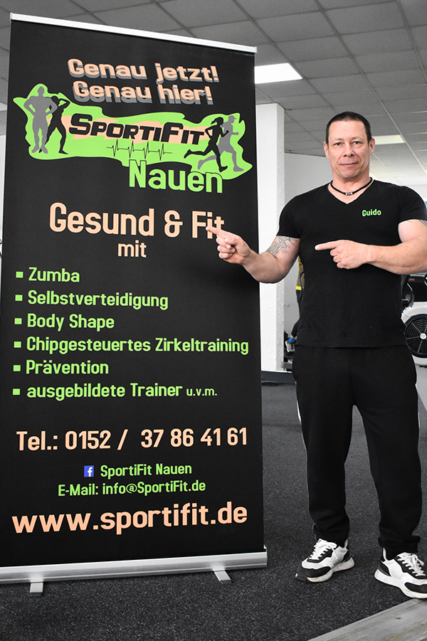 SportiFit Fitnessstudio in Nauen - Guido Schmidt - Fitnesstrainer