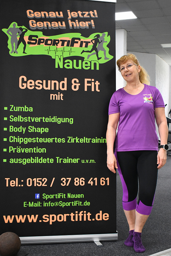 SportiFit Fitnessstudio in Nauen - Sylvia Rahn - Fitnesstrainerin